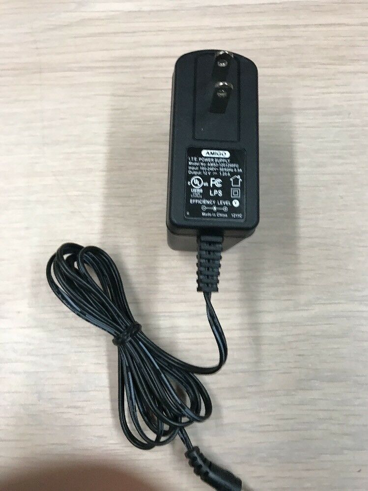 NEW Amigo AMS3-120120FU AC Power Supply Adapter Charger 12V DC 1.25A